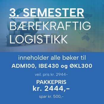 3. semester BA i Bærekraftig logistikk | kr. 2444,-
