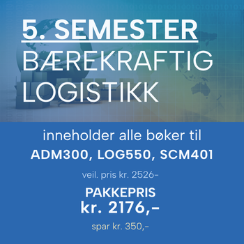 5. semester BA i Bærekraftig logistikk | kr. 2176,-