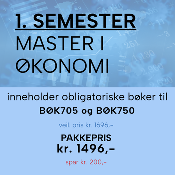 1. semester MA i økonomi | kr. 1496,-