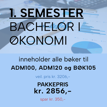 1. semester BA i økonomi | kr. 2856,-