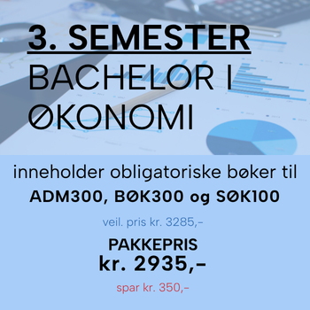 3. semester BA i økonomi | kr. 2935,-