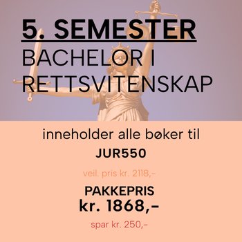 5. semester BA i Rettsvitenskap | kr. 1868,-