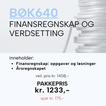 BØK640 Finansregnskap 3 | kr. 1233.-